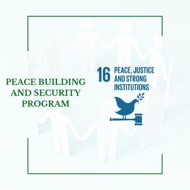 PEACE BUILDING AND SECURITY PROGRAM DESIGN